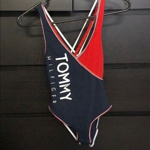 Tommy Hilfiger cross back body suit